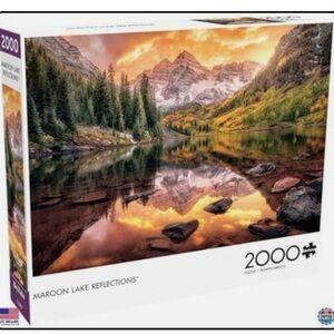 2000 Piece Maroon Lake Reflections Puzzle